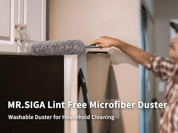 MR.SIGA Lint Free Microfiber Duster