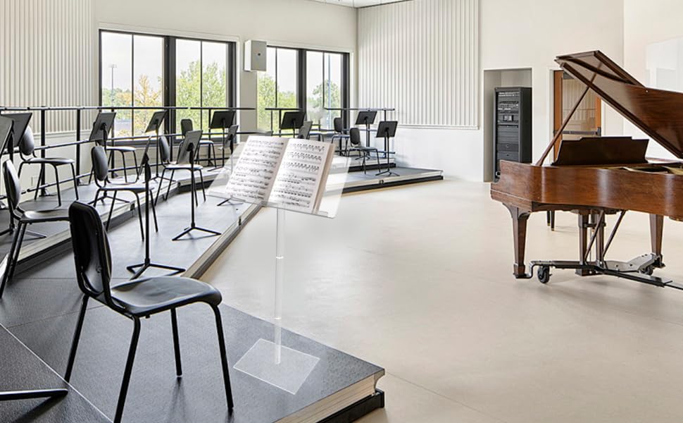 The transparent texture and elegant design can also be used at concerts