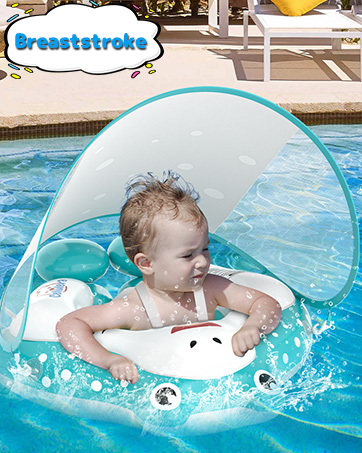 Baby Pool Float with Canopy