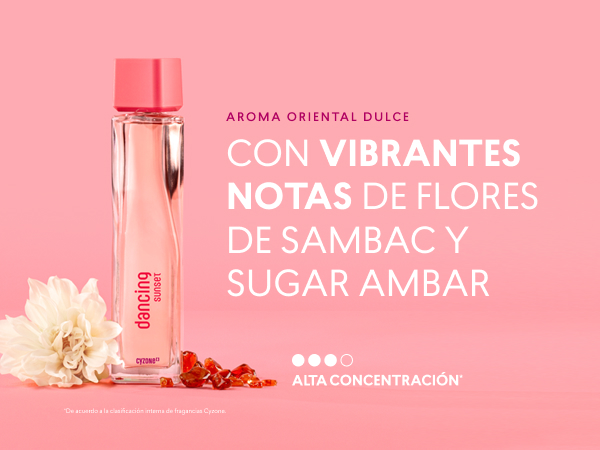 CYZONE - Dancing Sunst Perfume 90 ml, Perfume para Mujer, Fresco y Larga  Duración, Familia Olfativa Oriental Dulce, Perfume Femenino, Enérgico y  Vivaz, de Muy Alta Concentración : Amazon.com.mx: Belleza