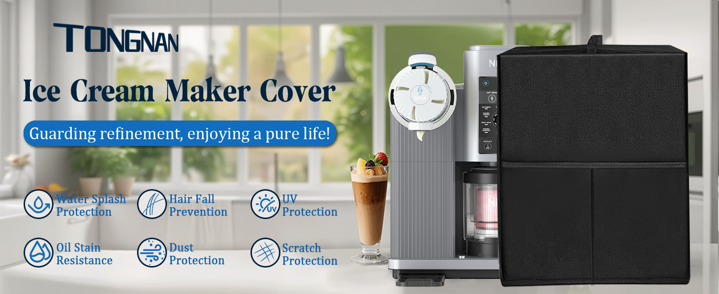 Soft Serve Maker Dust Cover Cover Case for Ninja NC701 Ice Cream Maker Ice Cream Machine Dust Cover