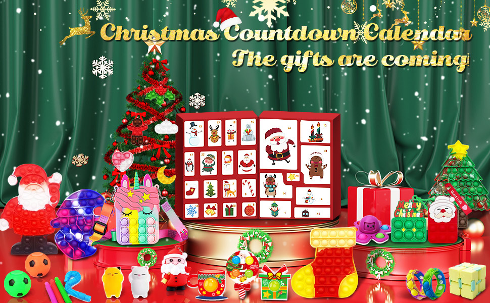 Advent Calendar 2022, Fidget Advent Calendars for Kids Christmas