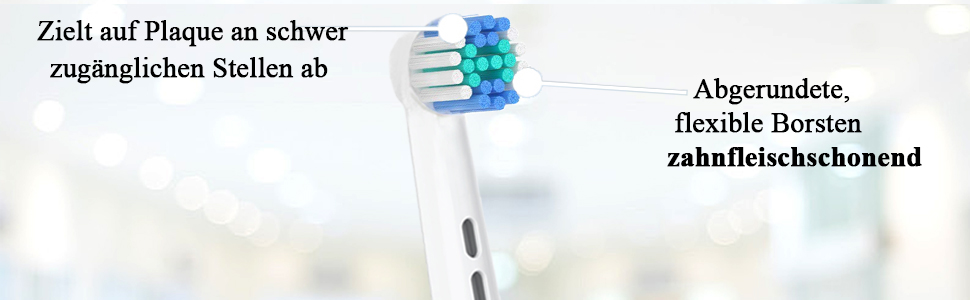 Aufsteckbürsten Kompatibel mit Braun Oral B