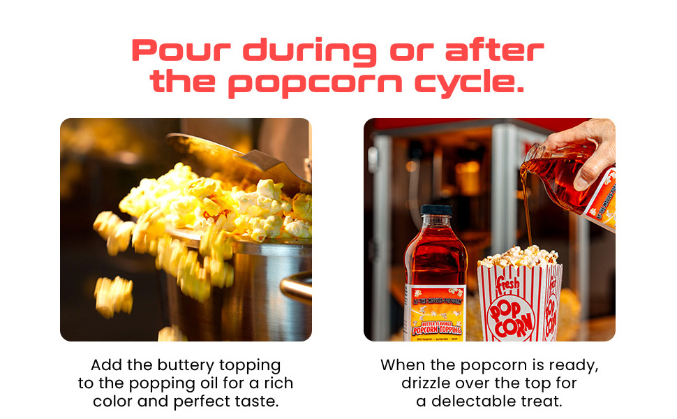 Buttery Flavor Popcorn Topping (1 Liter)
