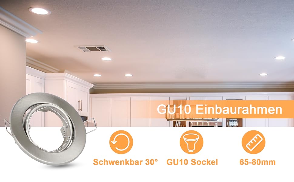 GU10 Einbaurahmen