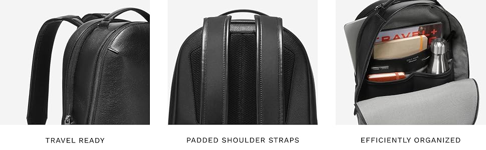 バッグ TRIBORO BACKPACK PINOT GRAND SERIES Cole Haan Grand Series Triboro Backpack (Black,One Size