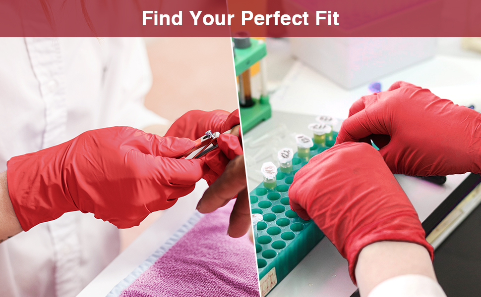 SwiftGrip EN35U burgundy nitrile exam gloves fits like a second skin for versatile precision uses