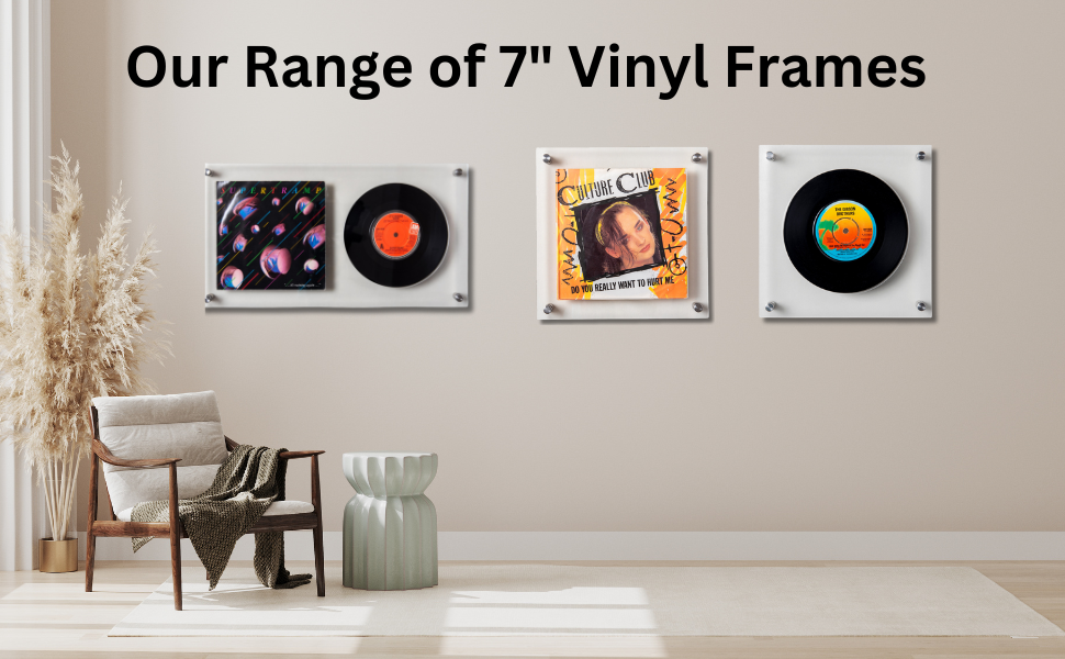 Get Acrylic Photo Frames 7 Inch Modern Acrylic Vinyl Record Display