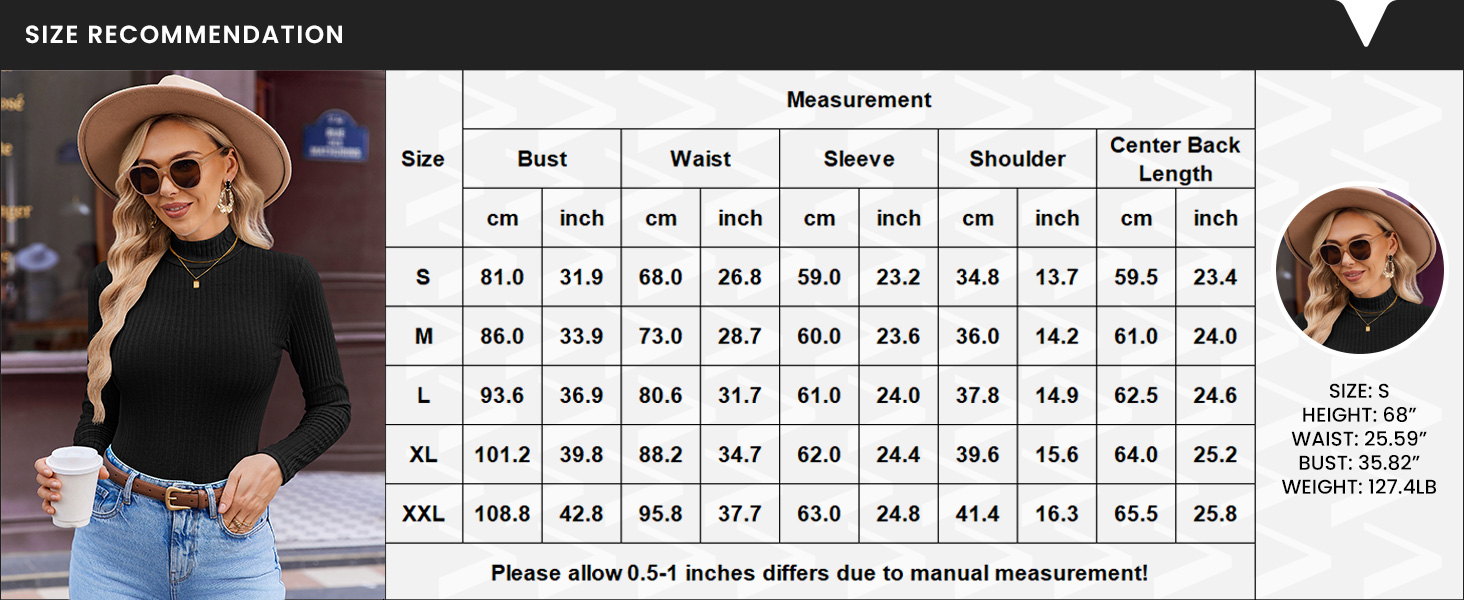 mock neck long sleeve tops for women