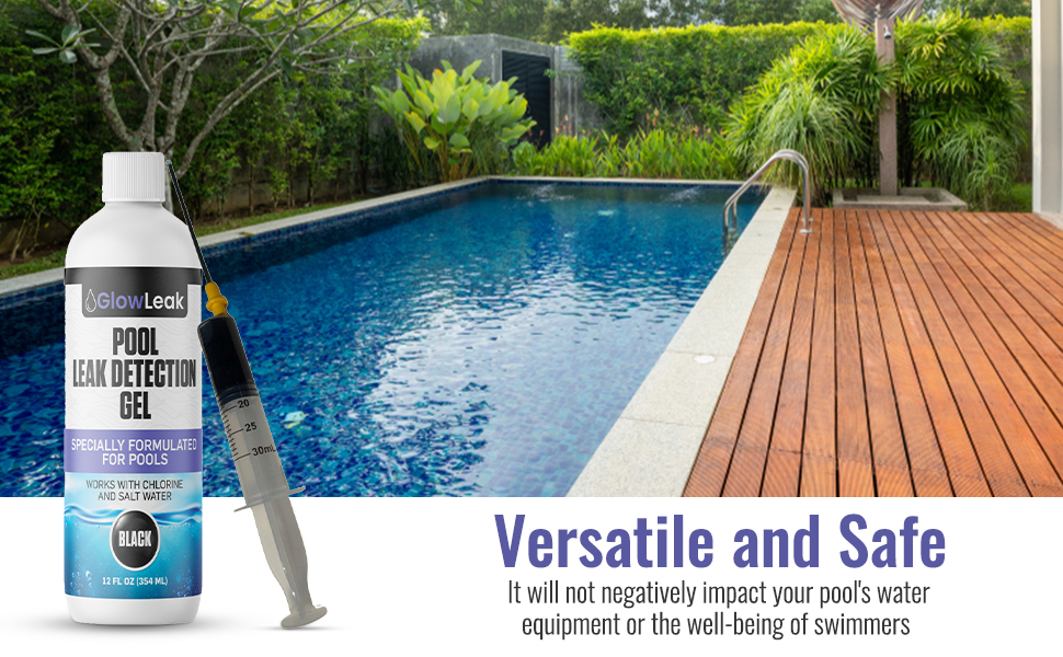Glow Leak Pool Leak Detector + Precision Applicator, Underwater Leak Identification