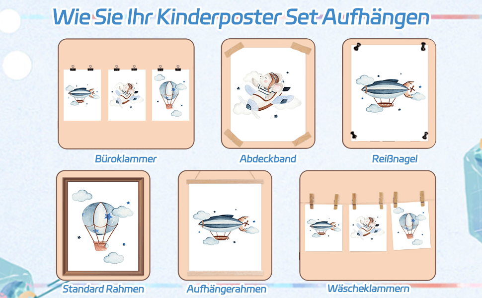 Affiche pour chambre de bébé