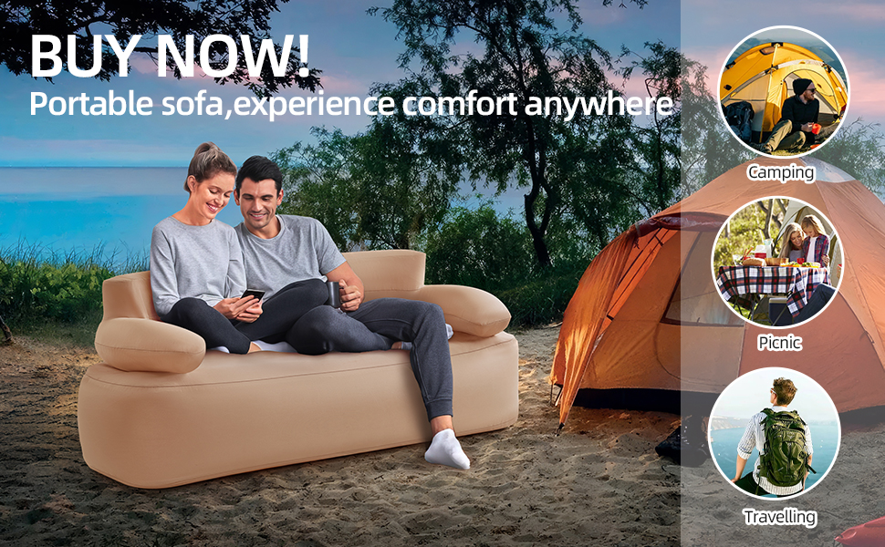 Blow Up Couch for Camping