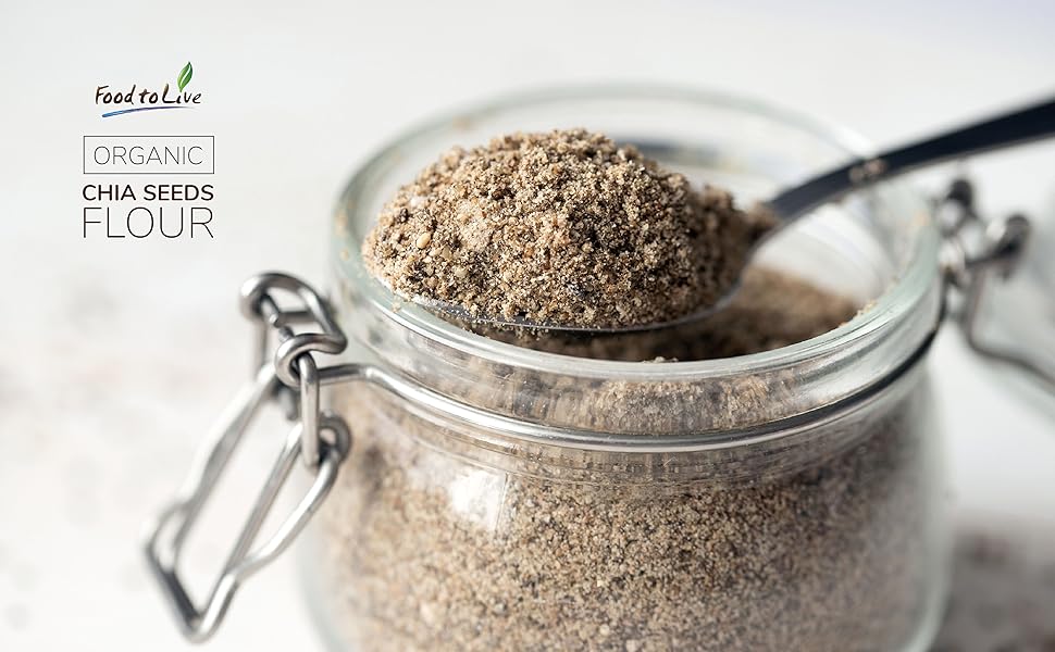 organic chia seed flour by food to live
