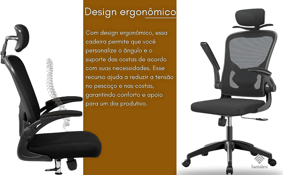 Cadeira de Escritório Confortável Presidente