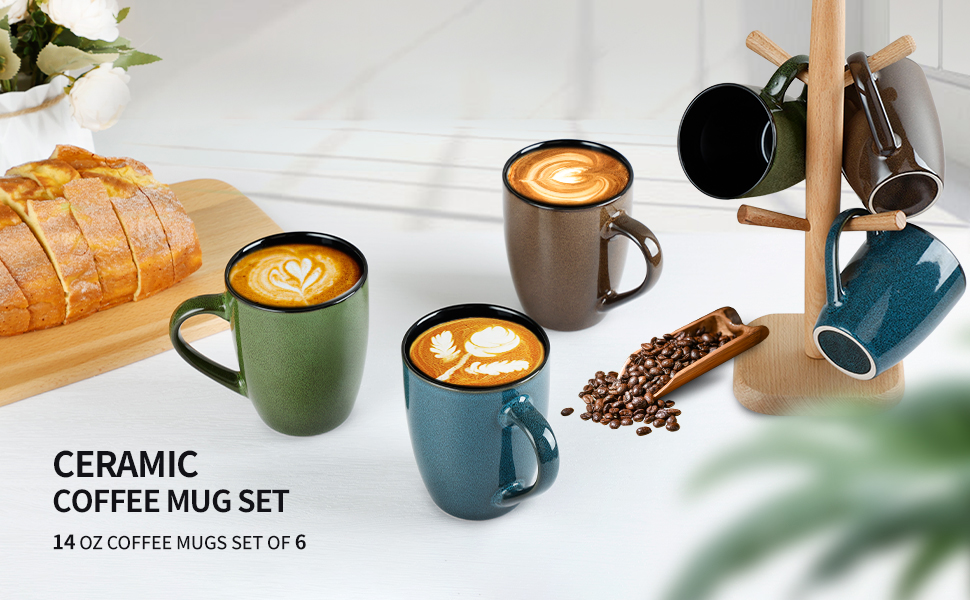 CERAMIC COFFEE MUG SET