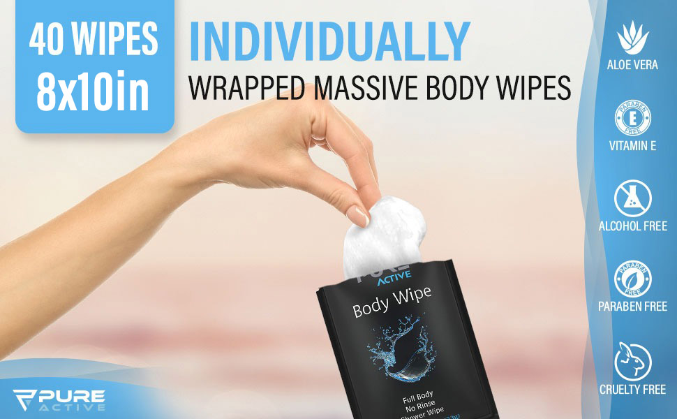 body wipes after workout body wipes for men adult bath wipes shower wipes for women no rinse