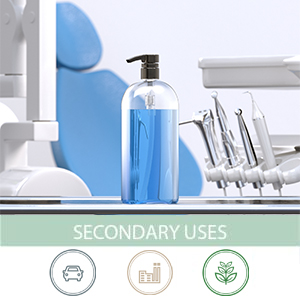 bar5f empty refillable pump bottles liter size 