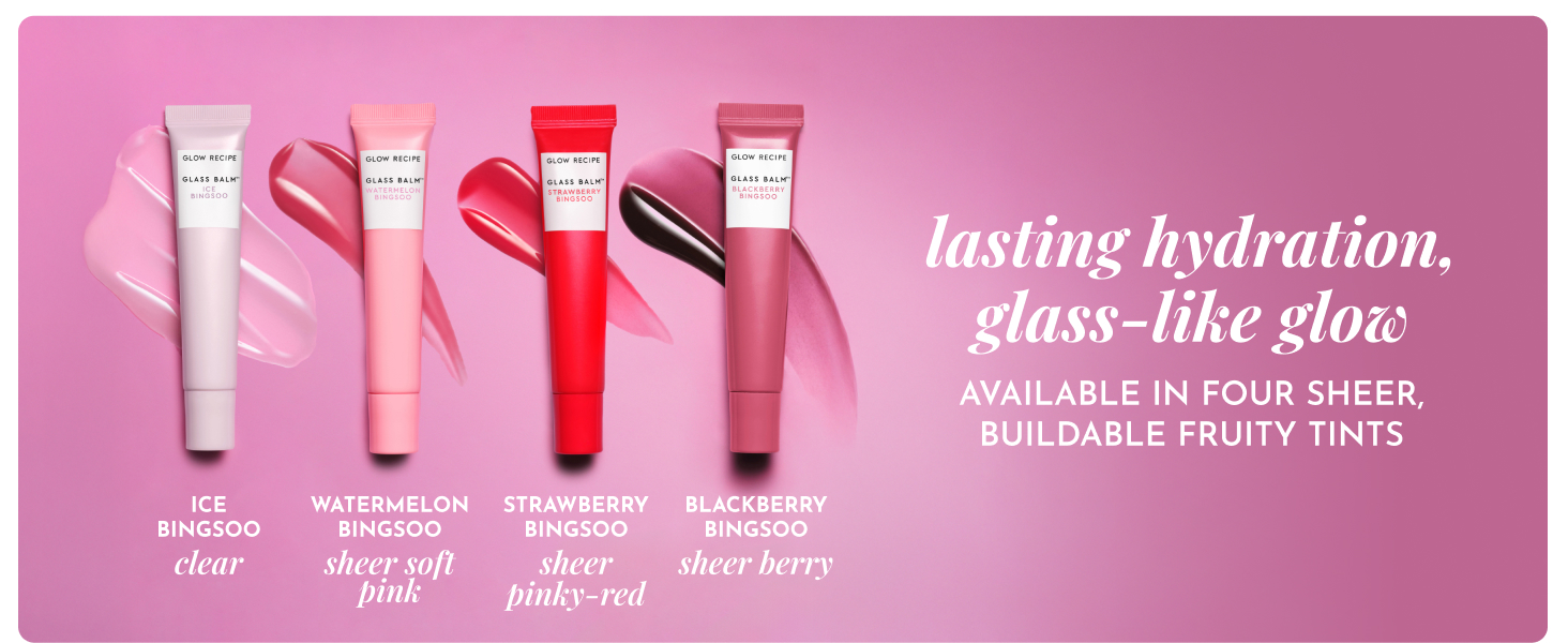Glow Recipe Glass Balm Lip Treatment with hyaluroinc acid microspheres