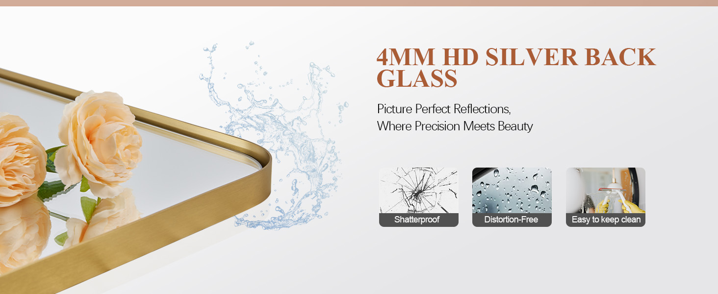 4MM HD SILVER GLASS