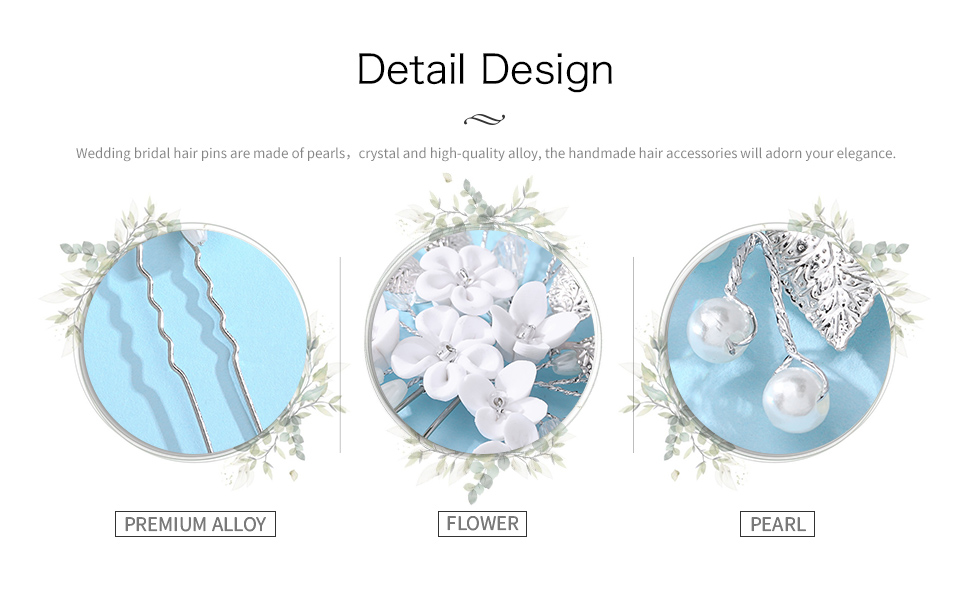 Pièces de cheveux de mariée