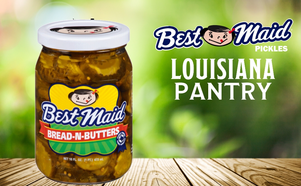 Best Maid Pickles of Texas 2 Pack Bundled by Louisiana Pantry (Bread n Butter