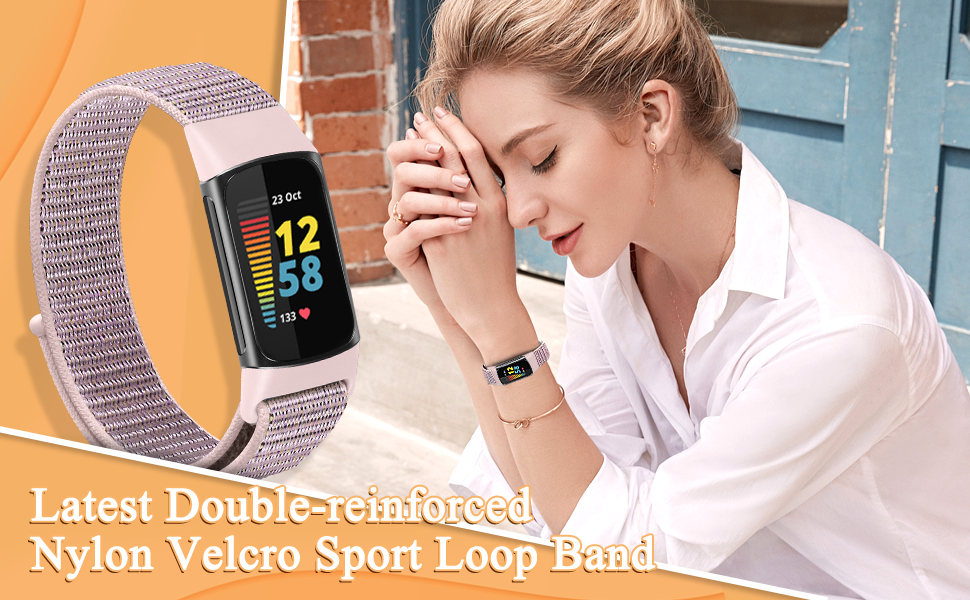 Relting Compatible with Fitbit Charge 5 Bands Women Men