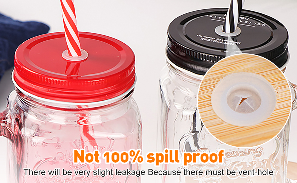 SHERCHPRY Portable Straw 20Pcs Silicone Straw Hole Grommets