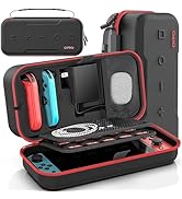 Switch OLED Carrying Case Compatible with Nintendo Switch & Switch OLED, Portable Switch Travel C...