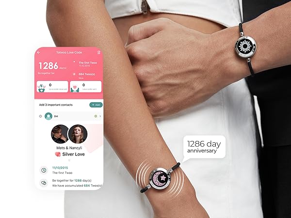 touch bracelets for couples long distance
