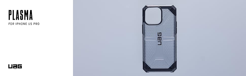 UAG for iPhone 15 Pro Case Plasma Rugged Protective Cover