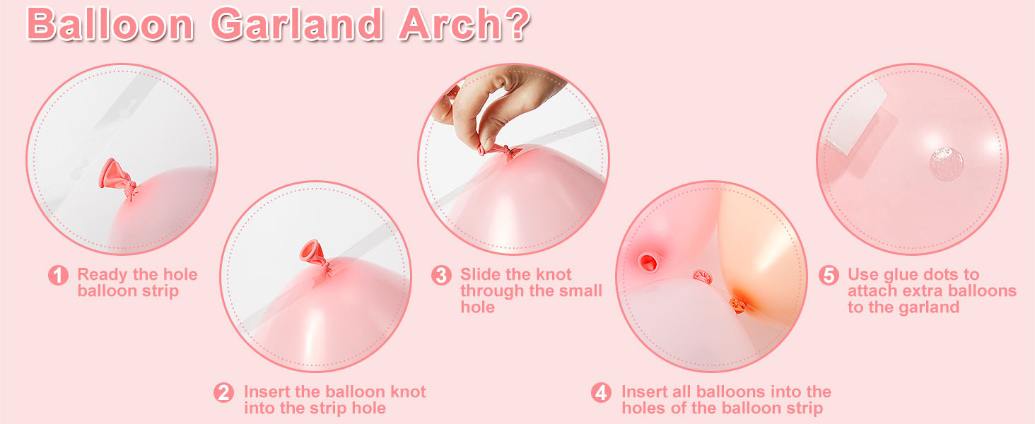 Pink Balloon Arch Kit