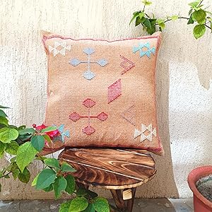 Handmade Decorative Sabra Throw Pillow Cover Cotton Handloom Beautiful Premium Super High Quality
