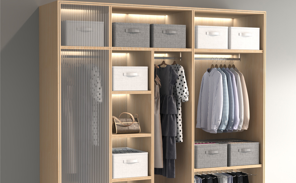 Linen Folding Storage Bins, 3 Pack Large Storage Baskets