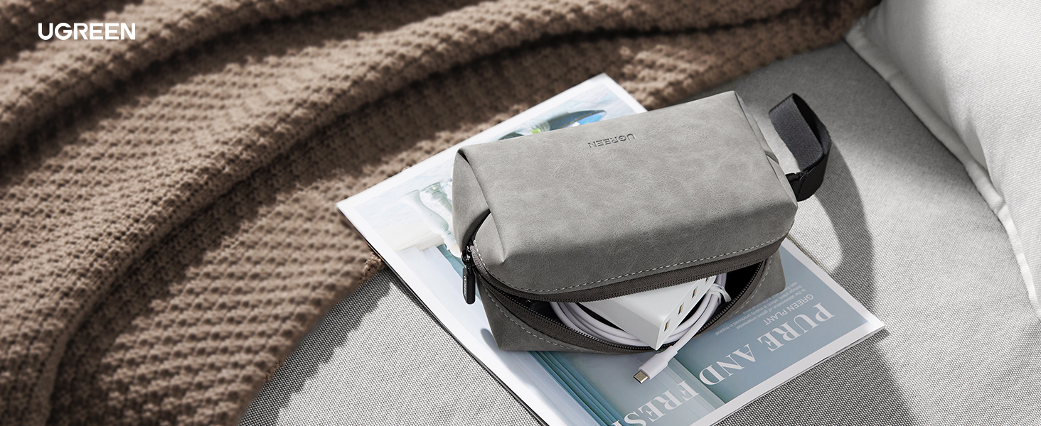 the travel case in grey