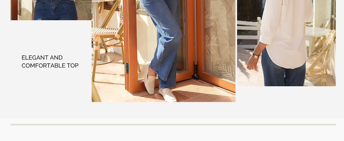 3/4 sleeve shirts for women