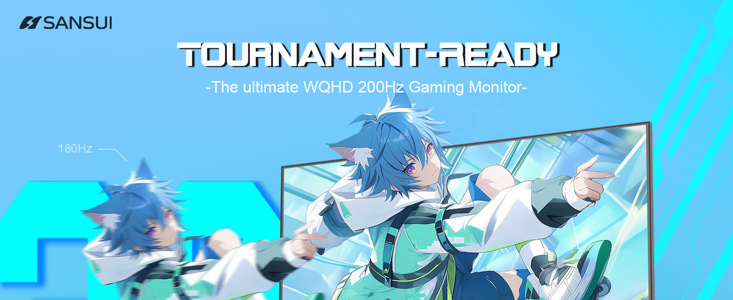 74d1f13c-a908-4fe5-b7d2-2f0ebd2ad48a.__CR0,0,1464,600_PT0_SX1464_V1___ SANSUI 27 inch WQHD 200Hz 180Hz Gaming Monitor 2560×1440P-AMD FreeSync 1ms DCI-P3 95% Fast IPS Computer Monitor,Height Adjustable Vertical/Horizontal Rotating, 2×DisplayPort/HDMI 丨HDR丨Low Motion Blur