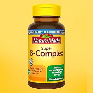 Photograph of the Nature Made Super B Complex vitamins bottle