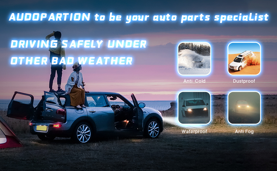 AUDOPARTION FOG LIGHT TAIL LIGHT BEST GOOD NEW