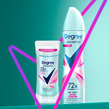 Degree stick and dry spray packages