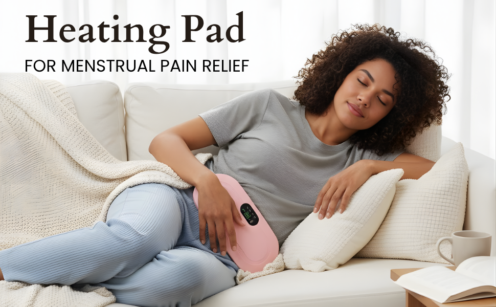 SPN-E2FA Portable Cordless Heating Pad for Menstrual Pain Relief