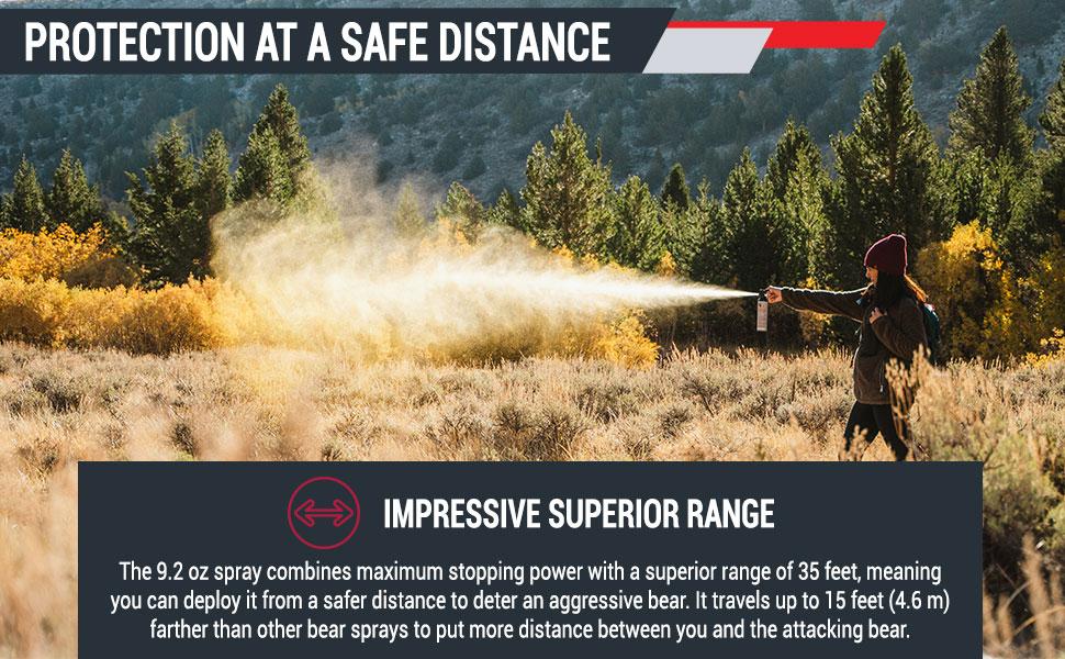 protection at a safe distance