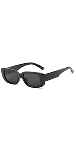 Rechteckige Sonnenbrille