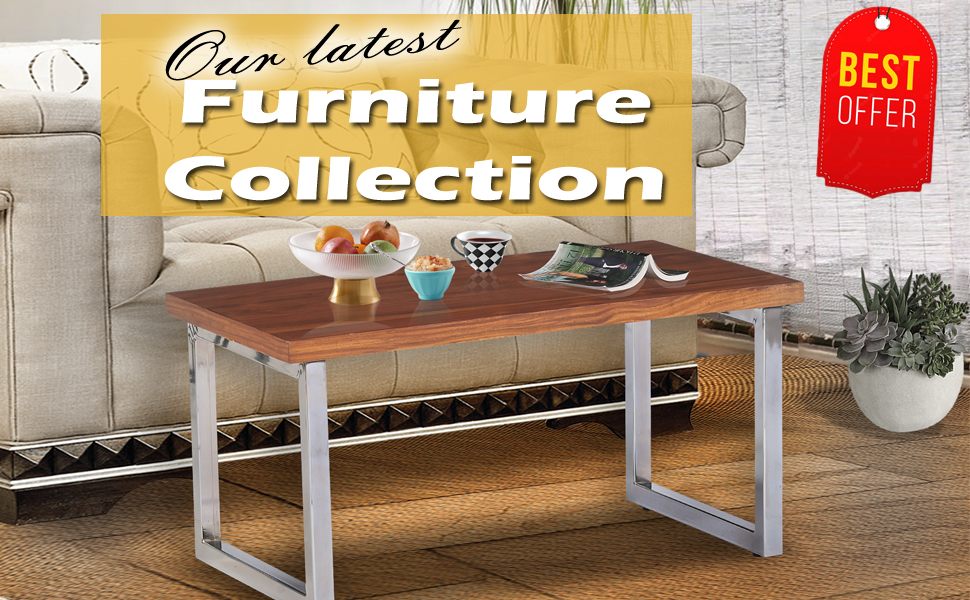 FORECRAFTS Coffee Table for Living Room | Center Table for Living Room