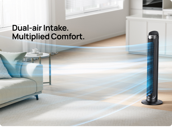 Dreo wide spread comfort