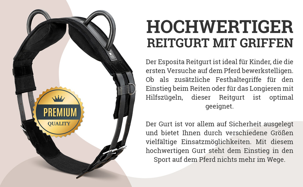 Reitgurt Voltigiergurt Holzpferdezubehör
