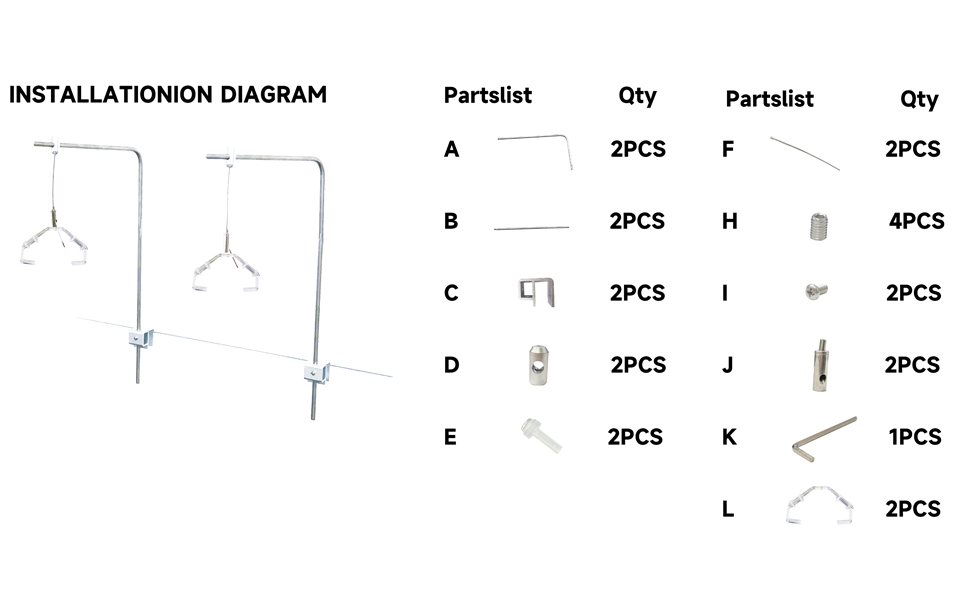 Fish tank light stand installation steps