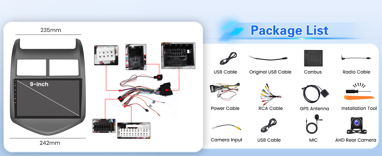 Size and package lists