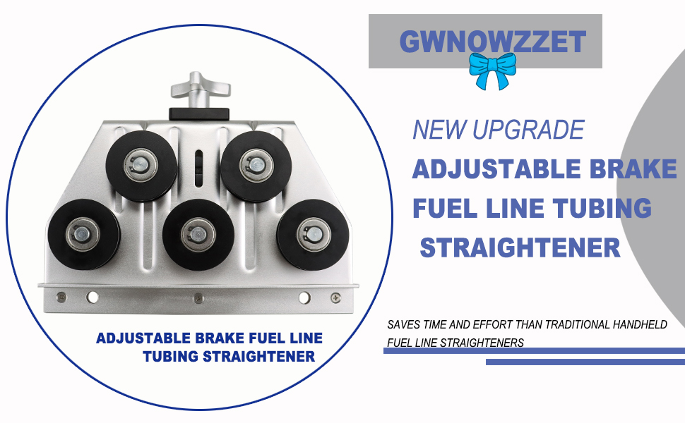 Adjustable Tubing Straightener for 3/16" to 1/2" Diameter