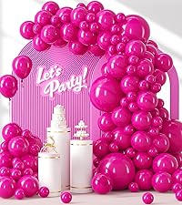 Hot pink balloons