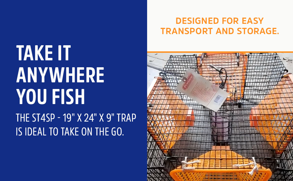 Protoco ST4SP 9” x 19” x 24” (½” x 1” Mesh) Shrimp and